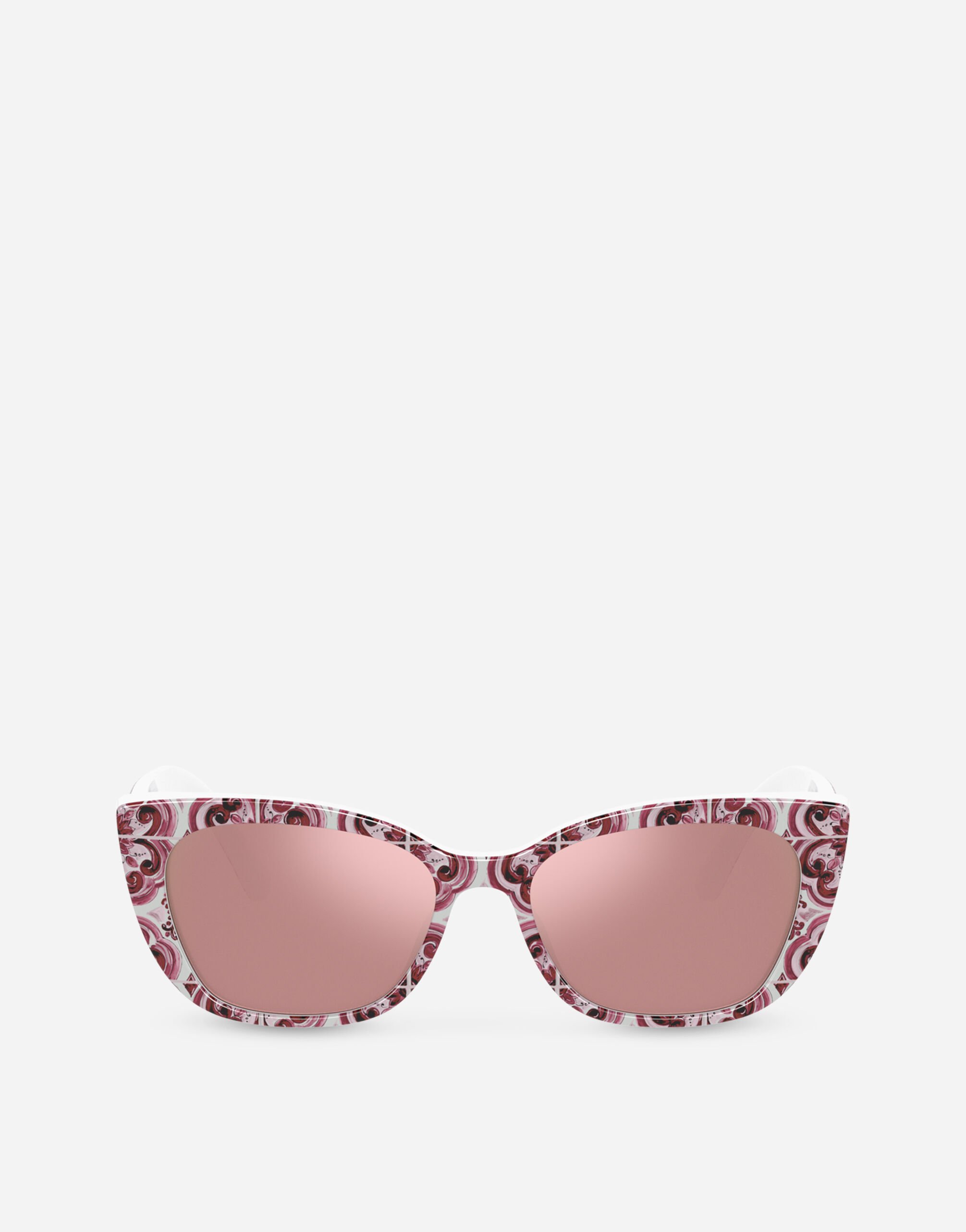 Dolce & Gabbana Maiolica Fucsia Sunglasses Multicolor L53DE7G7EY0