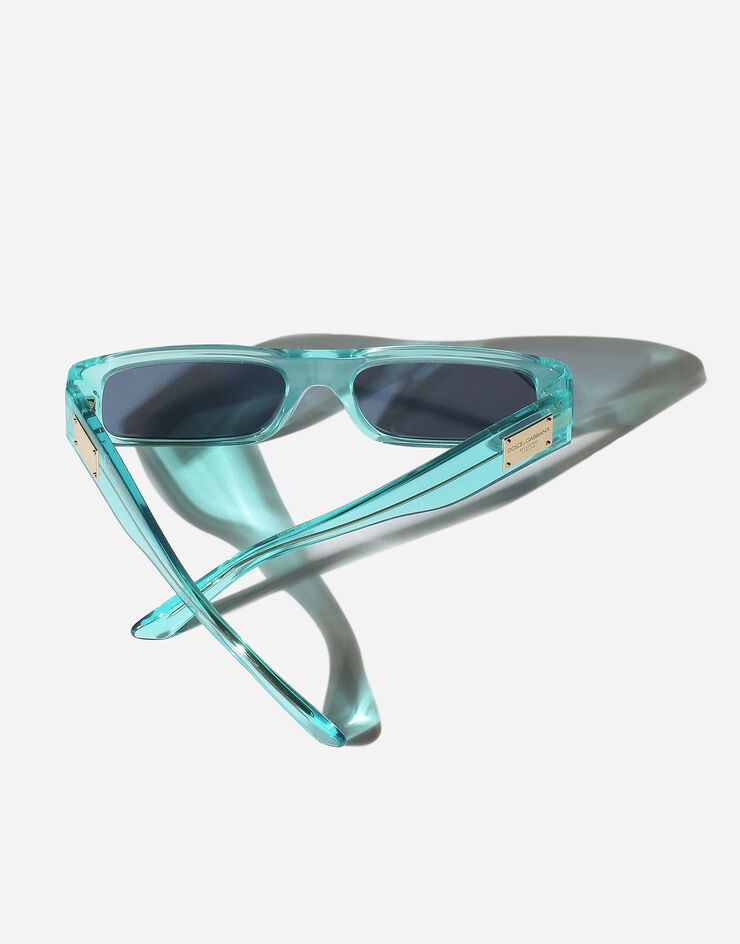 Surf camp sunglasses in Transparent blue for