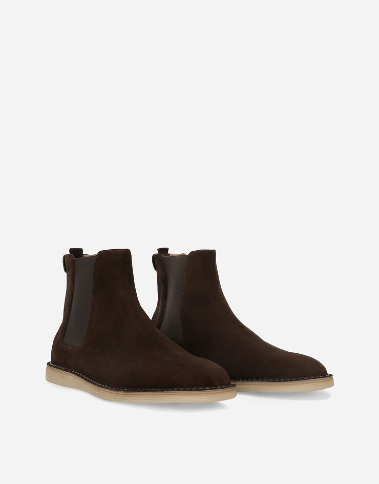 Dolce & Gabbana Bottines en daim Marron A70151AT441