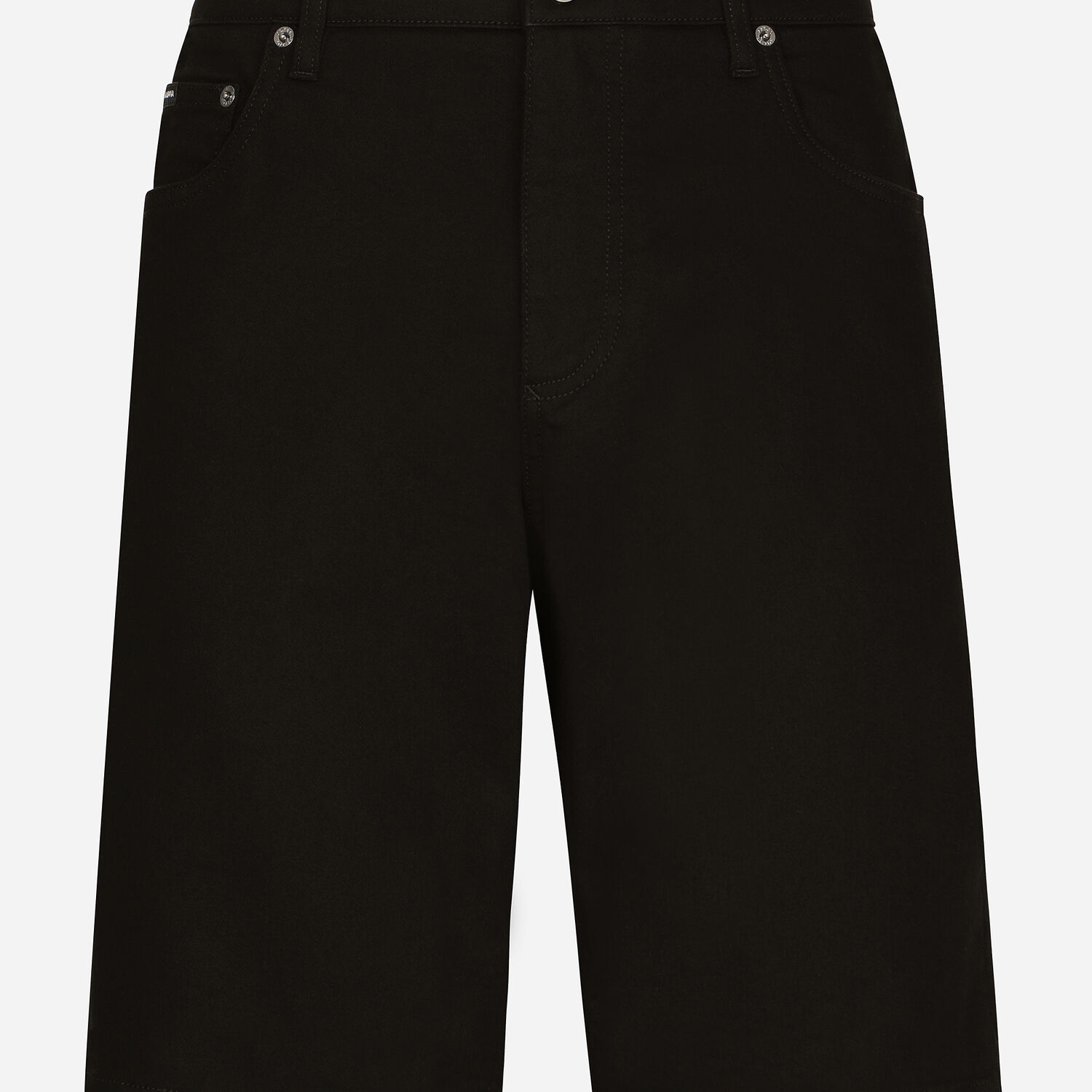 US Multicolor denim shorts Dolce&Gabbana® | Black stretch wash for in
