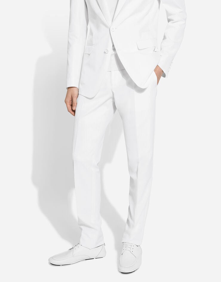 Dolce & Gabbana بدلة بقصة تاورمينا وصف أزرار مفرد أبيض GKAHMTFUTBT