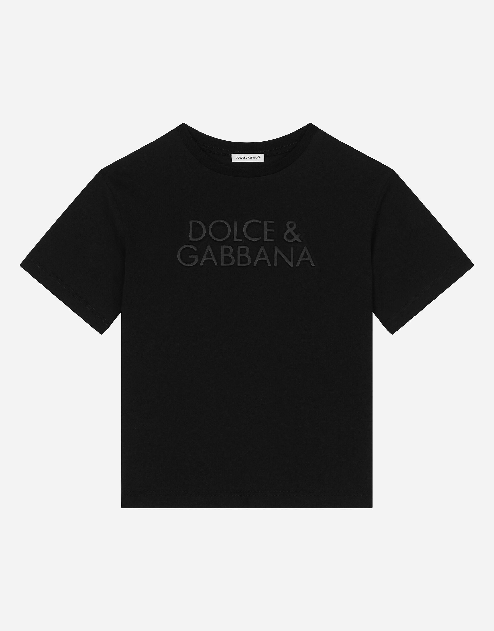 ${brand} Dolce&Gabbana 로고 저지 티셔츠 ${colorDescription} ${masterID}