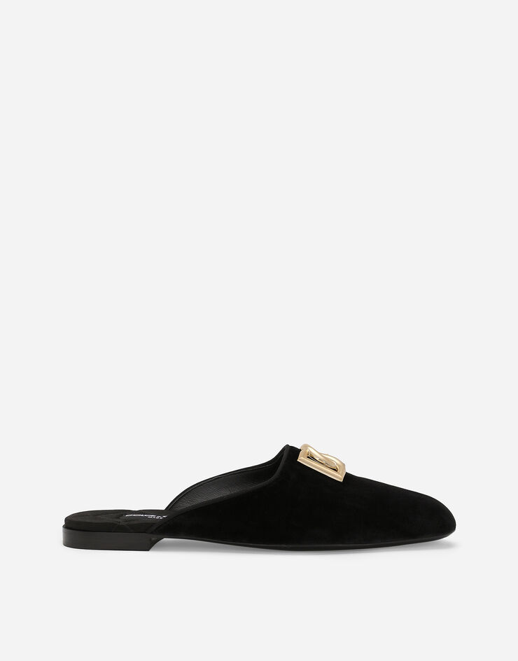 Dolce & Gabbana Velvet mules Black CI0177A4195