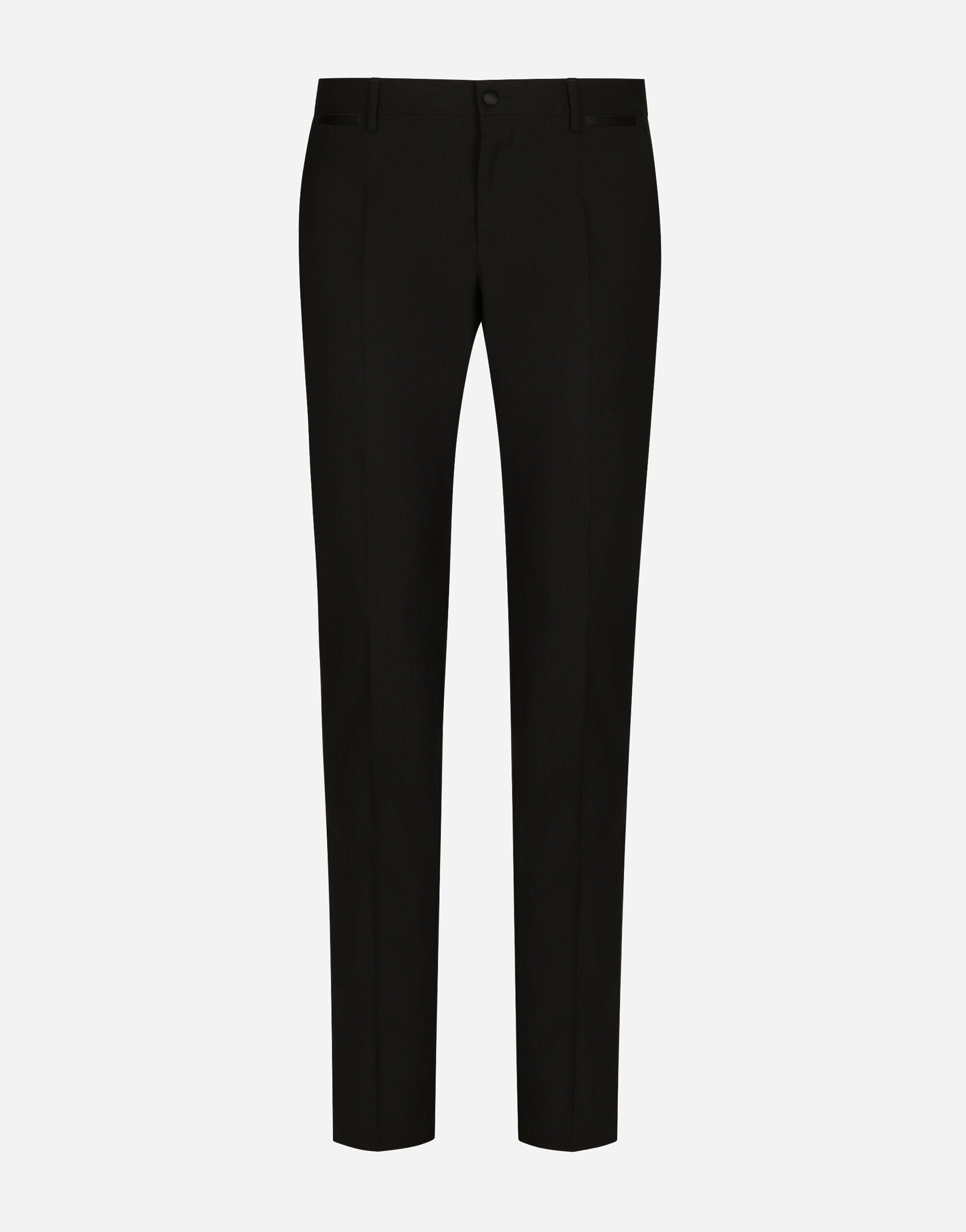 ${brand} Stretch wool tuxedo pants ${colorDescription} ${masterID}