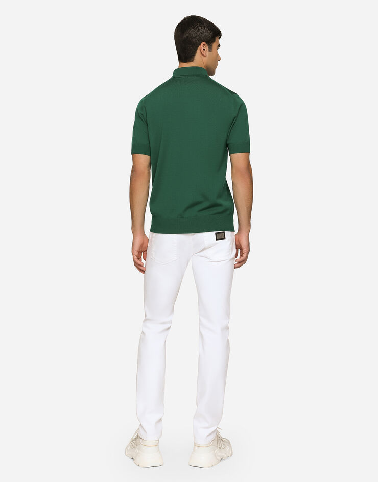Dolce&Gabbana Белые эластичные джинсы скинни разноцветный GY07LDG8JR8