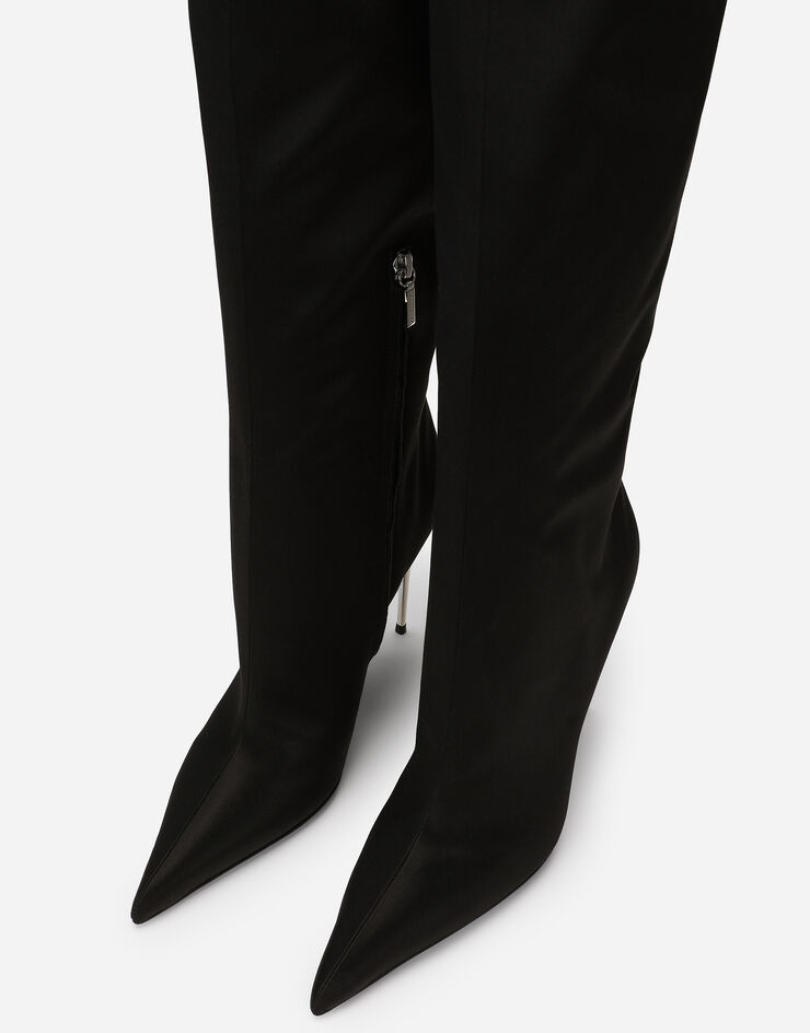Dolce & Gabbana Satin boots Noir CU1126A7630