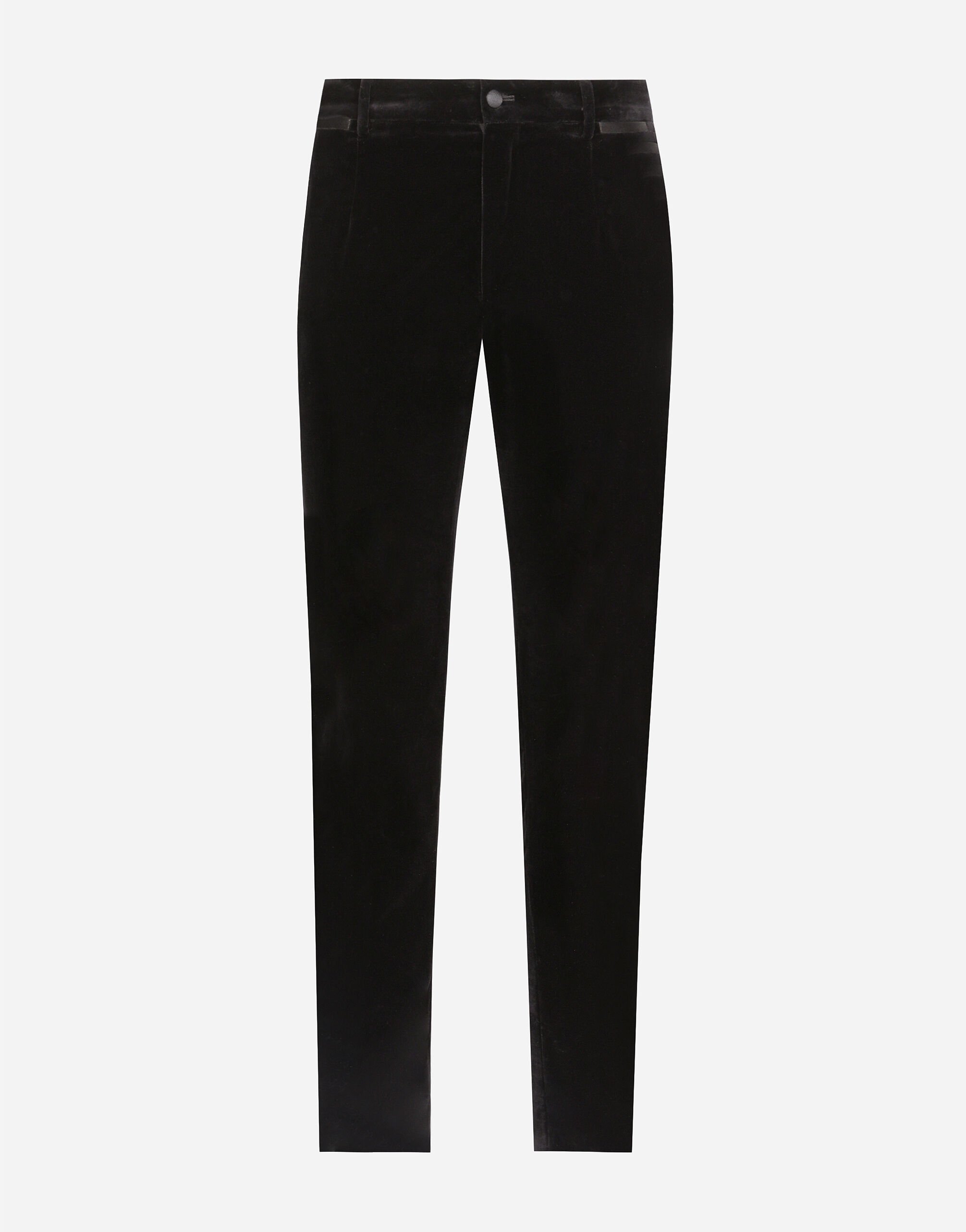 ${brand} Pantalon de smoking classique en velours ${colorDescription} ${masterID}