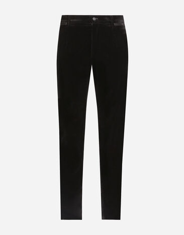 ${brand} Classic velvet tuxedo pants ${colorDescription} ${masterID}