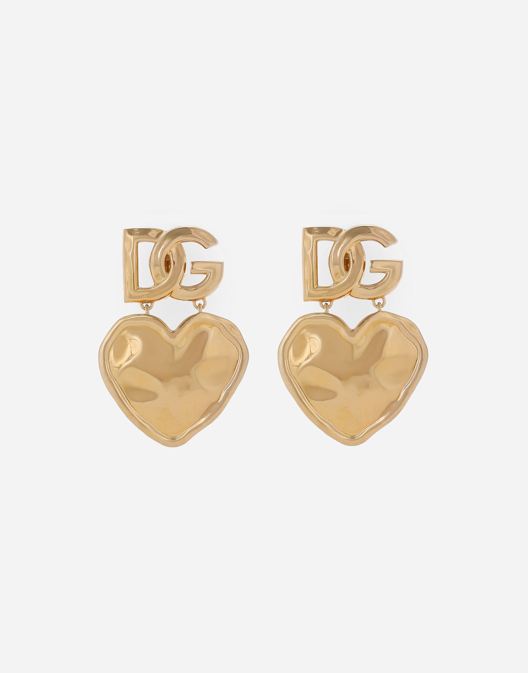 ${brand} Drop earrings with hearts and DG logo ${colorDescription} ${masterID}