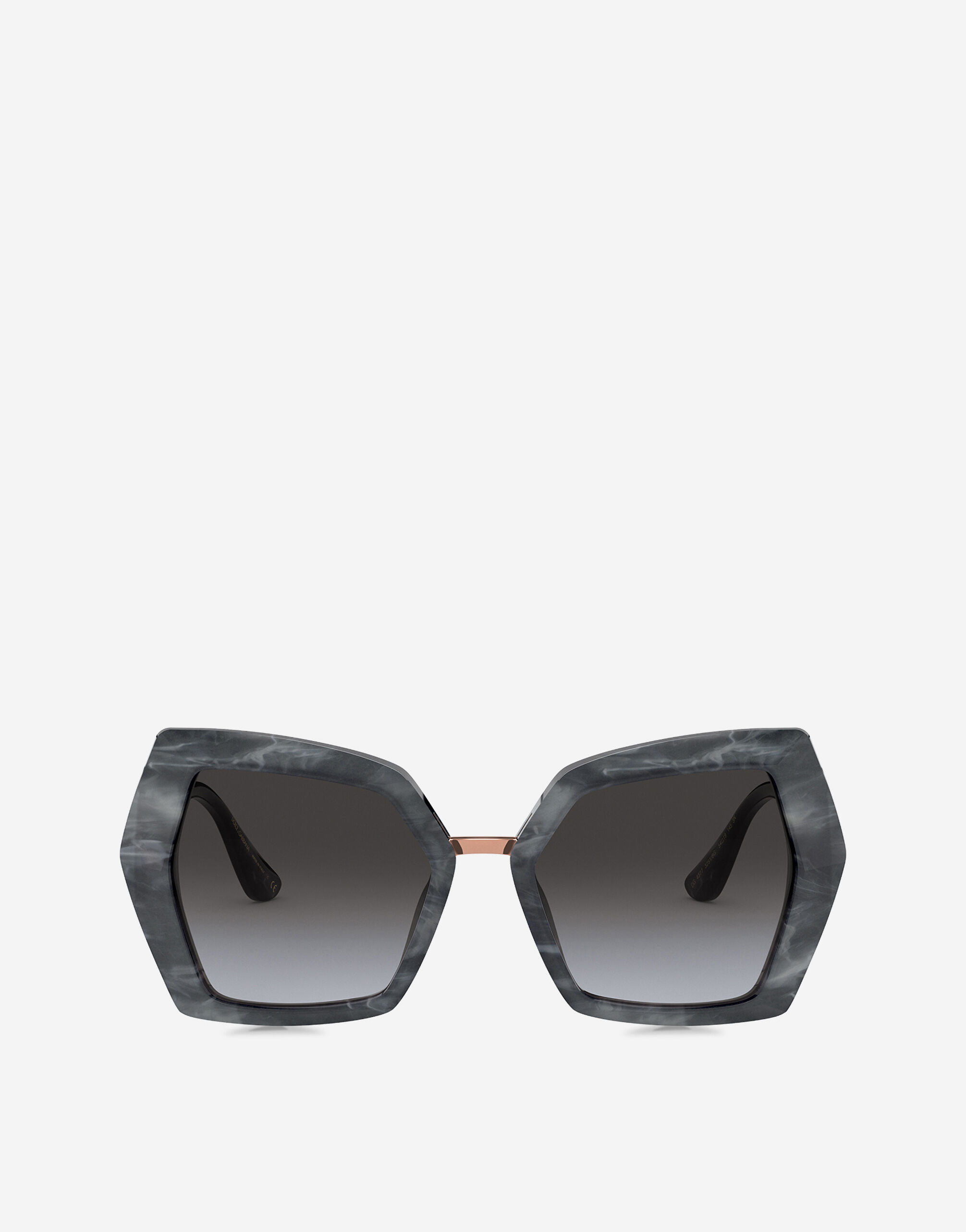 BOSS - Mask-style sunglasses in monogram-patterned acetate