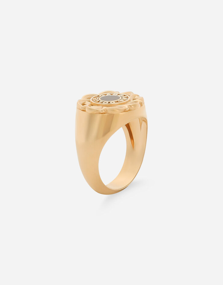 Dolce & Gabbana Ring Emaille floral Gold WRQ5S3W1111