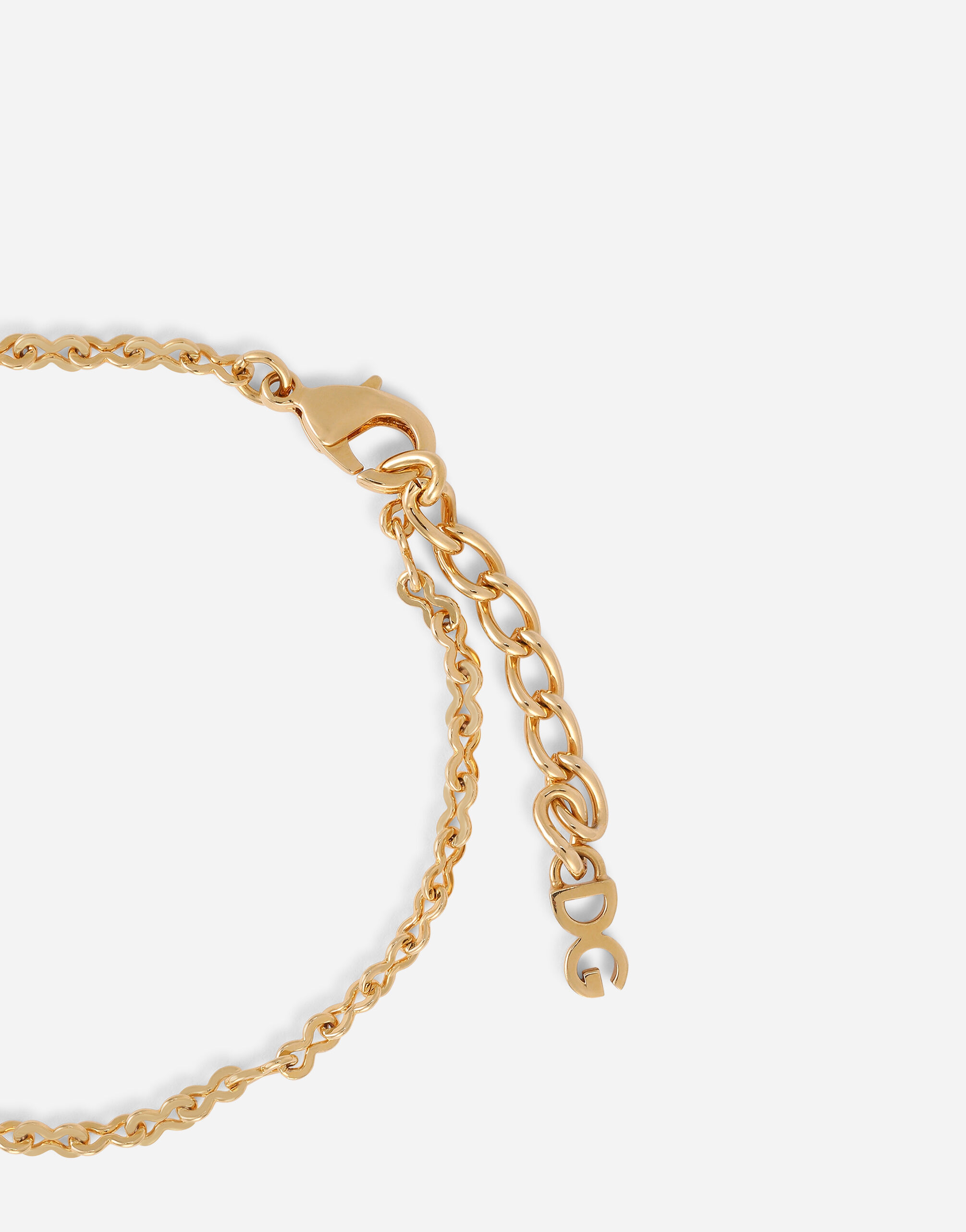 Link bracelet with DG-logo in Gold for | Dolce&Gabbana® US