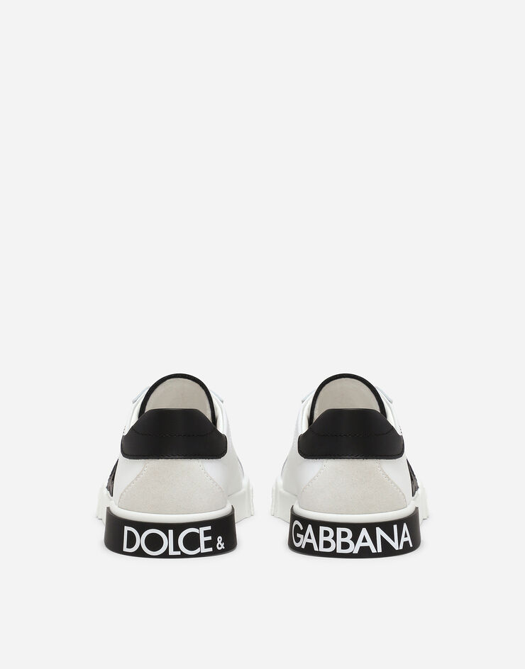 Dolce & Gabbana Sneakers Portofino vintage en cuir de veau Multicolore DA5181AN571