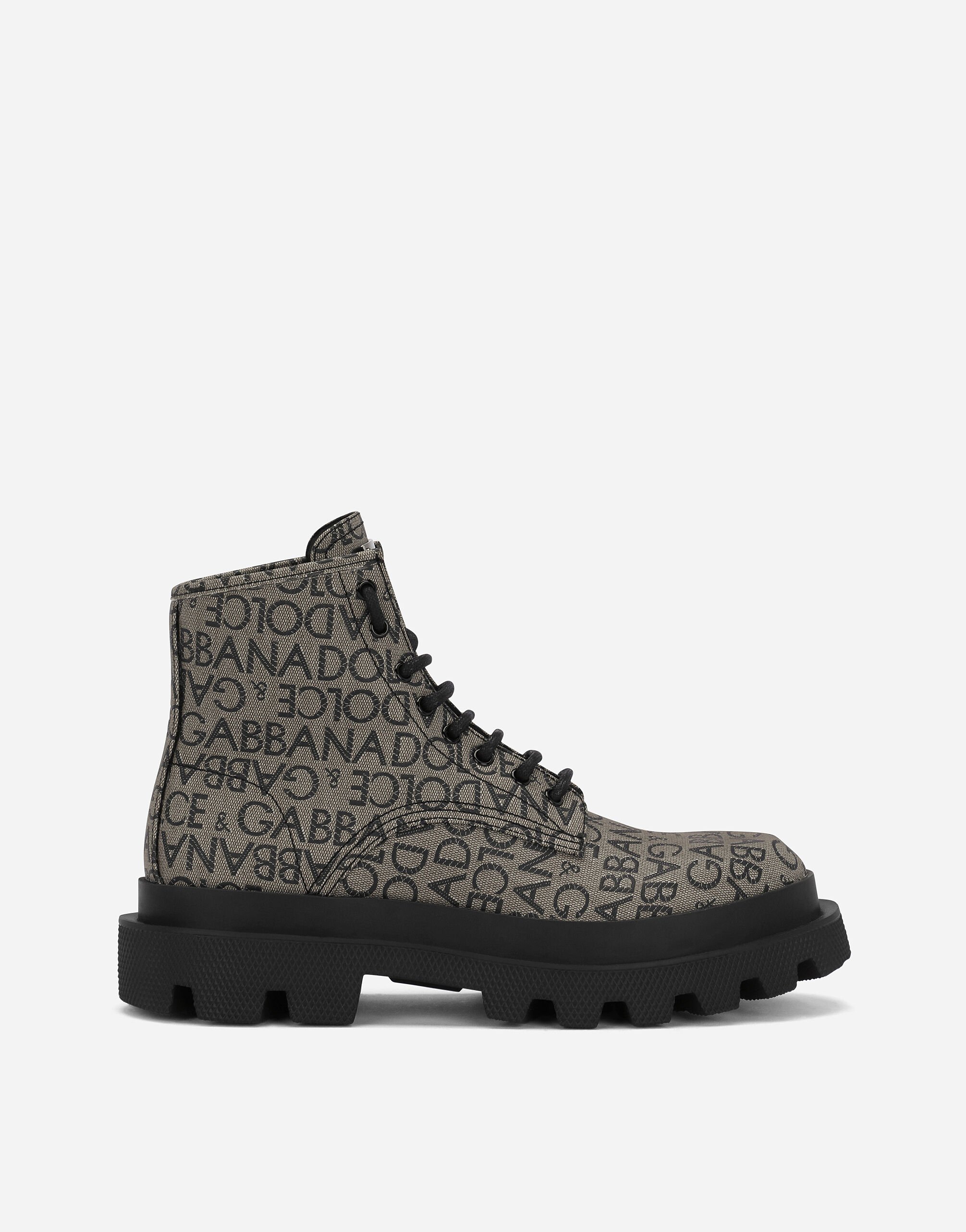 ${brand} Coated jacquard ankle boots ${colorDescription} ${masterID}