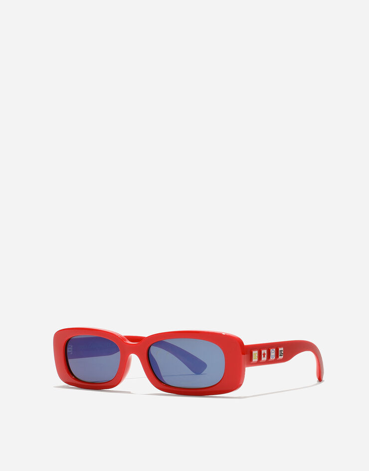 Dolce & Gabbana Lunettes de soleil DG CHARMS Rouge VG600JVN825