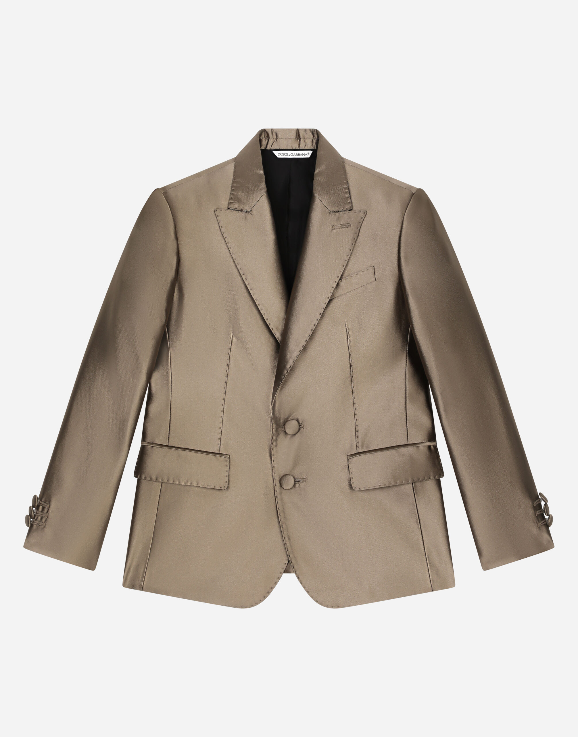 Classic silk mikado two-button Sicilia-fit jacket
