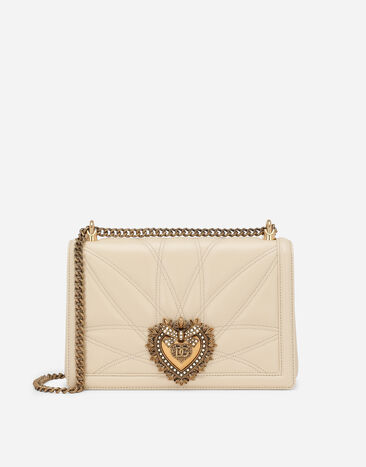 Dolce & Gabbana Large Devotion shoulder bag Beige BB7657A4547