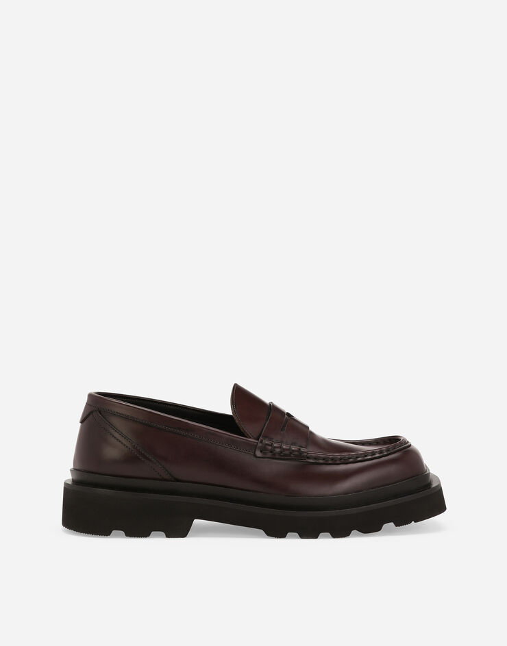 Dolce & Gabbana Calfskin loafers Brown A30204A1203