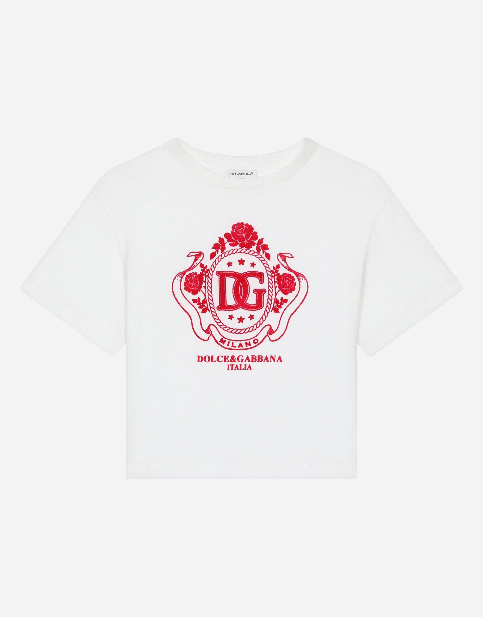 ${brand} Jersey T-shirt with DG logo ${colorDescription} ${masterID}