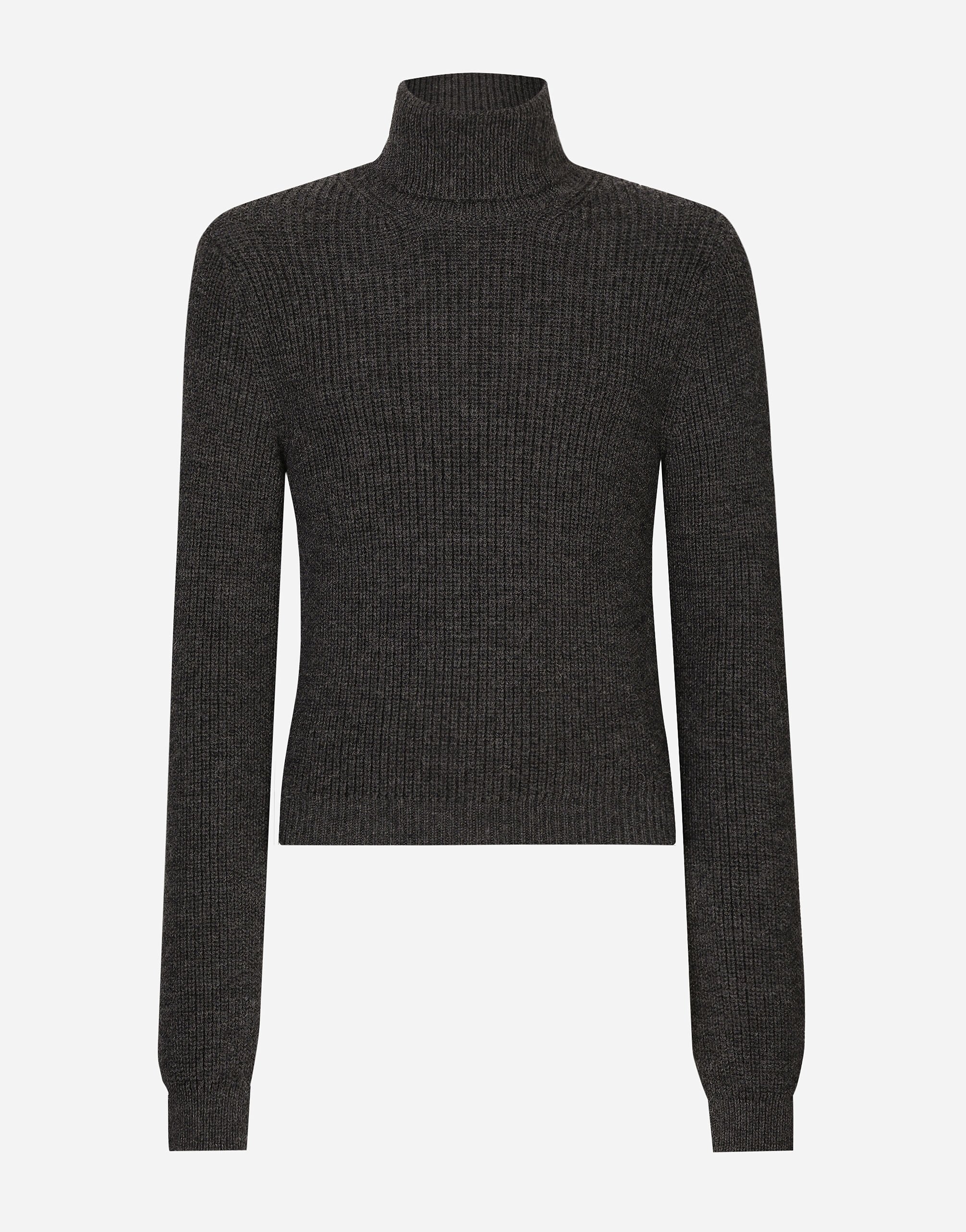 ${brand} Wool fisherman’s rib-knit turtle-neck sweater ${colorDescription} ${masterID}