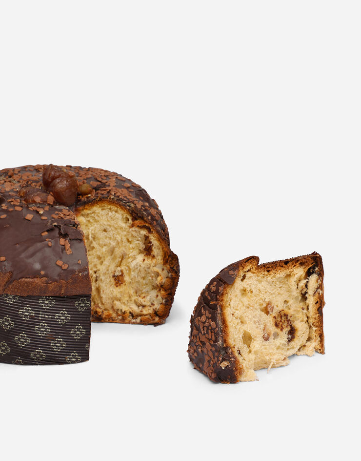 Dolce & Gabbana Panettone with Glazed Chestnuts and Gianduja Yellow PN1000YEL10