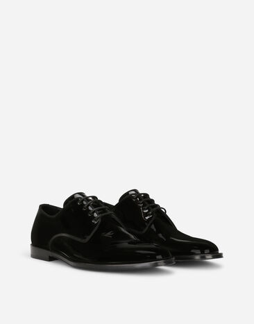 Dolce & Gabbana Derby in vernice glossy Nero A10597AX651