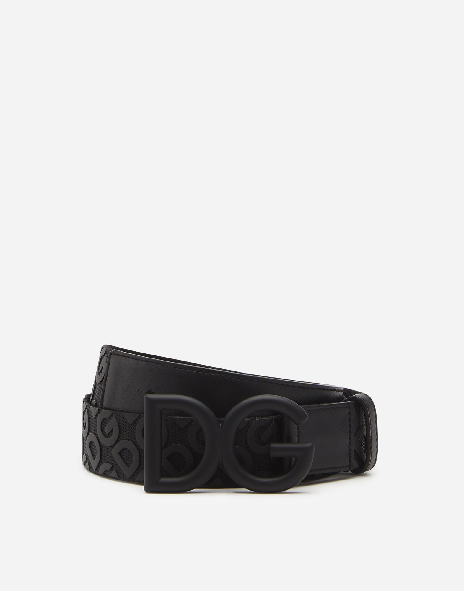 Tape belt with rubberized DG detail