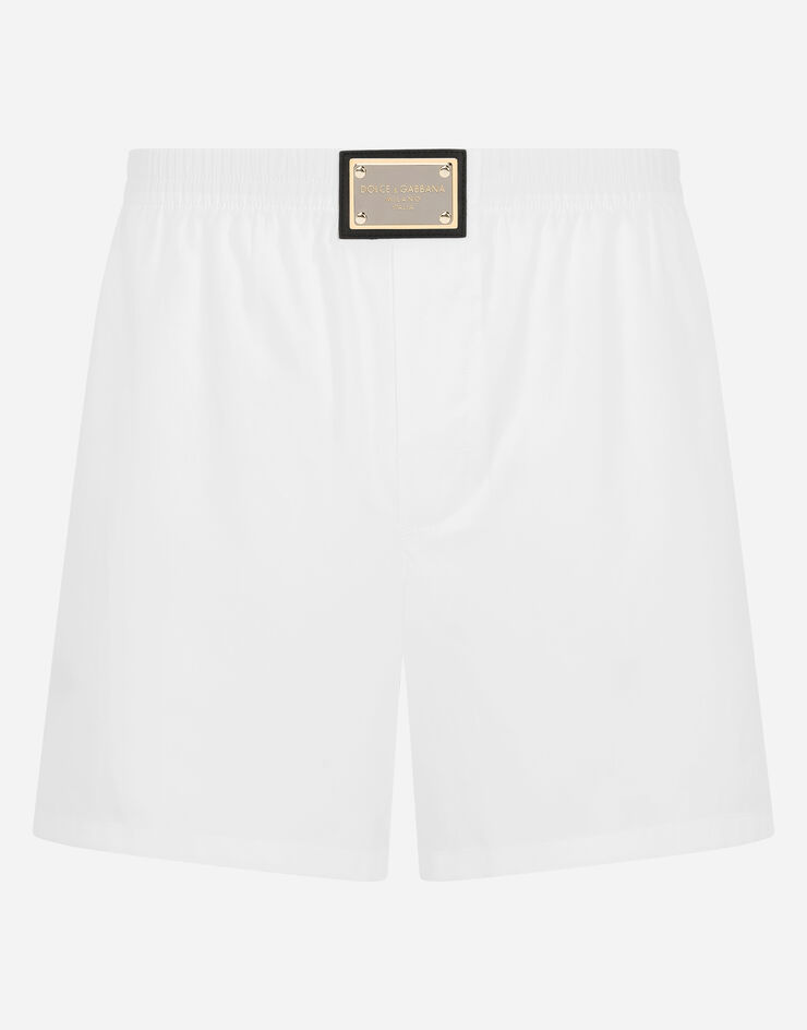 Dakr Navy boxer Shorts for men, 3-pack, made of poplin - Bread & Boxers