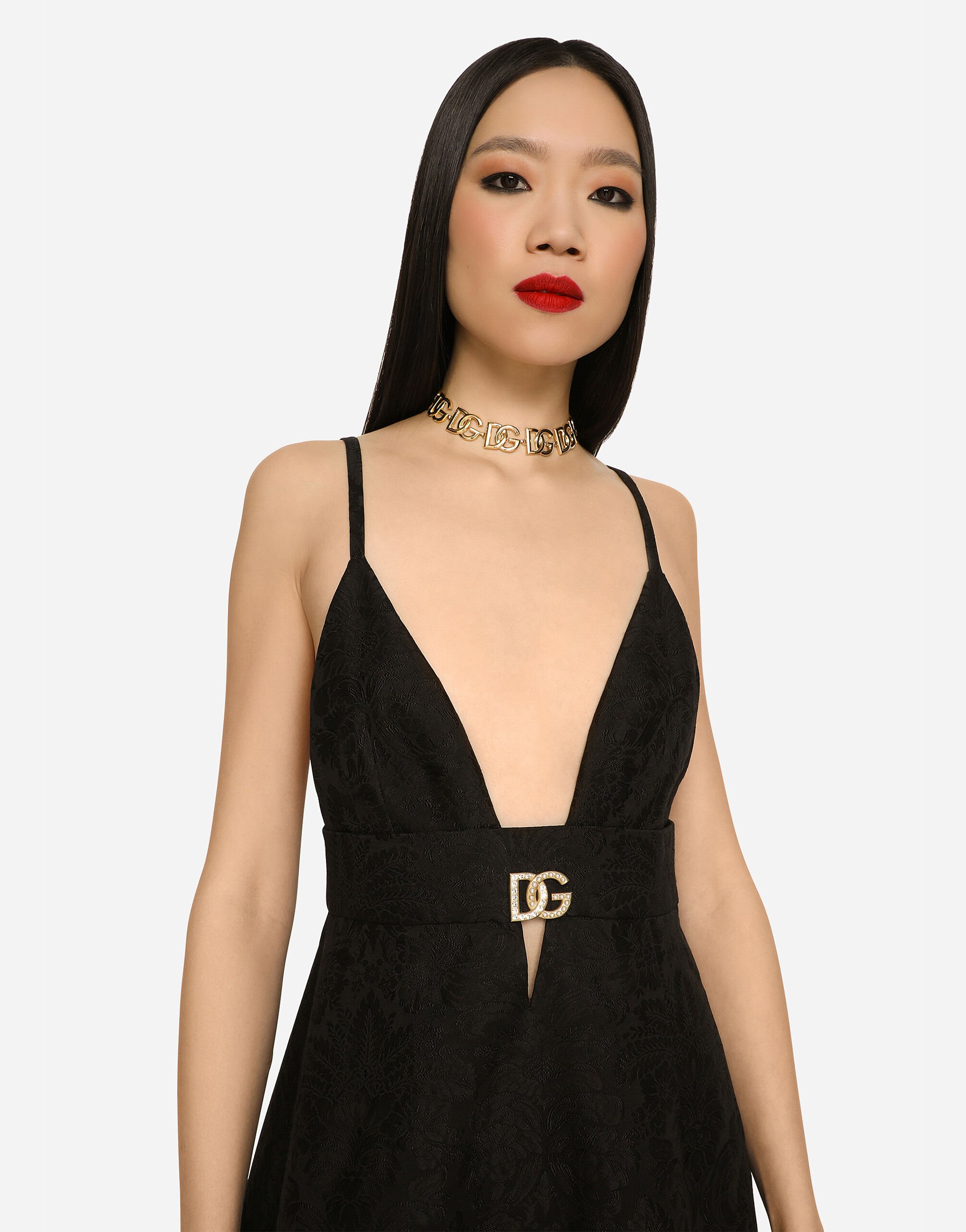 Dolce amp; Gabbana cut-out mini dress - Black
