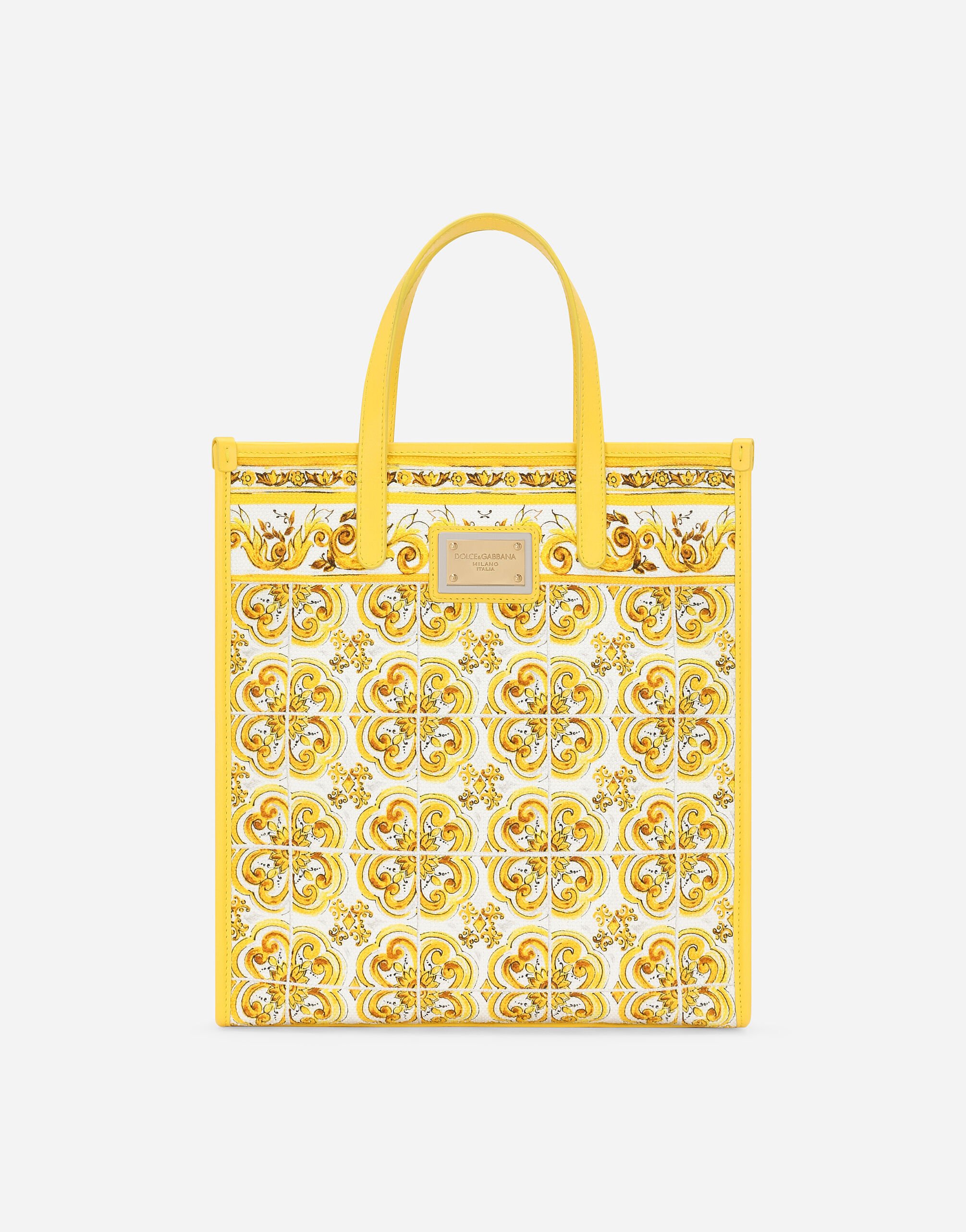 Dolce & Gabbana حقيبة تسوق متوسطة متعدد الألوان BB7655A4547