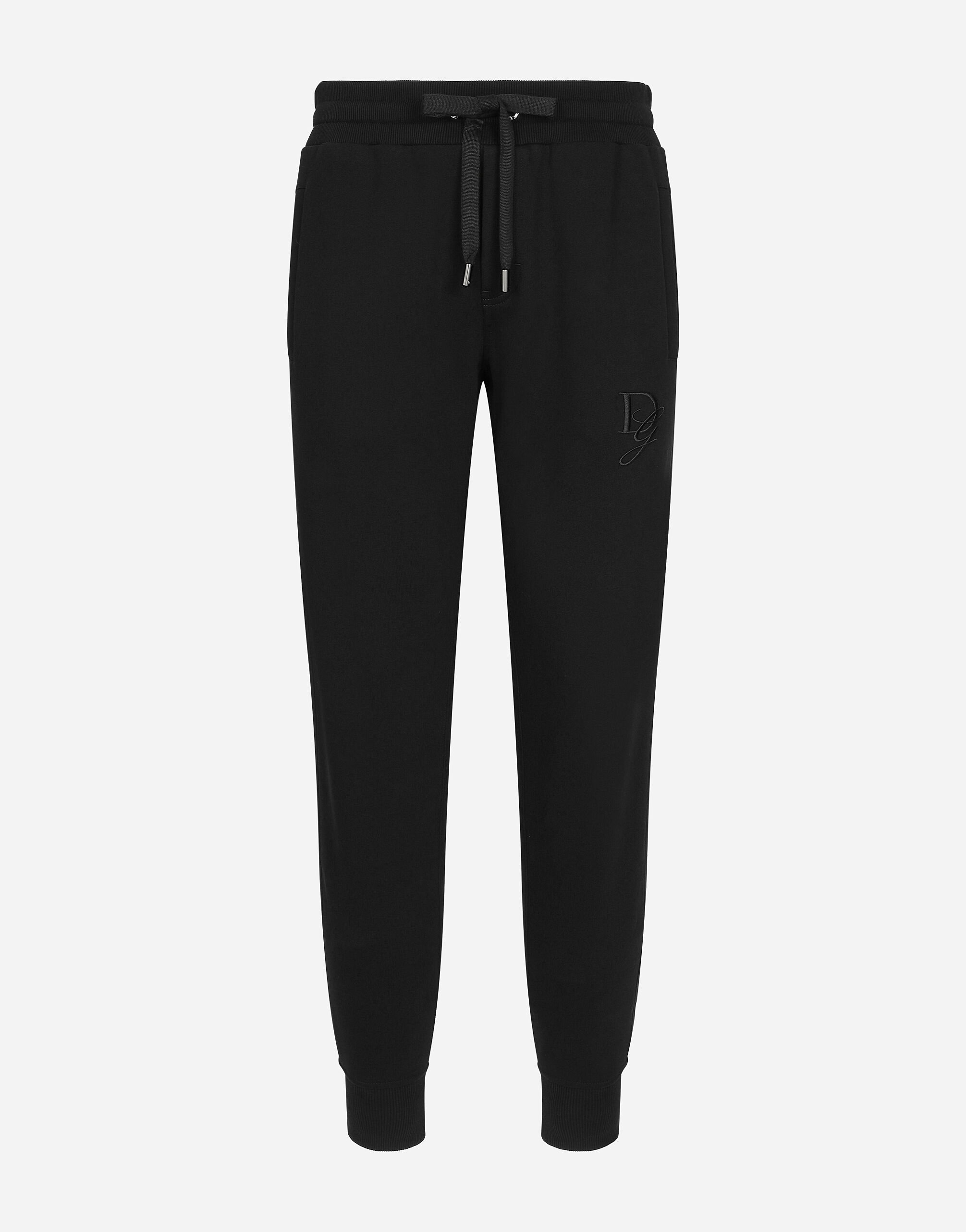 ${brand} Stretch cotton jogging pants with DG embroidery ${colorDescription} ${masterID}