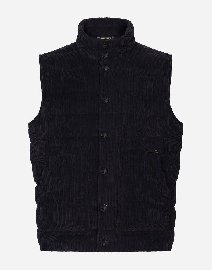 Dolce & Gabbana Padded lined vest Black G9BFVTFUWDL