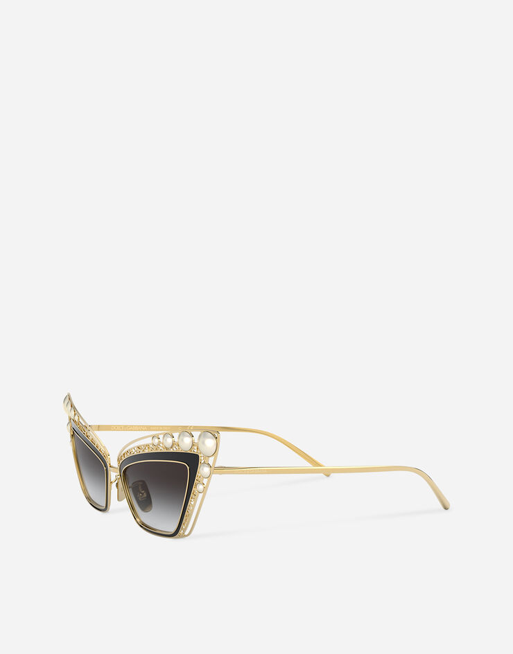 Gafas de sol Metal Pearl dorado