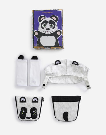 Dolce & Gabbana 熊猫盖头婴童背带 粉红 LNJAD8G7L5F