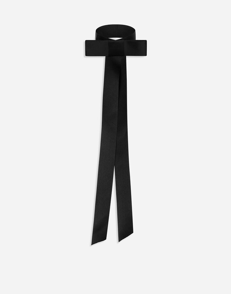 Dolce & Gabbana Tie choker with bow  Negro FT084RGDCHY