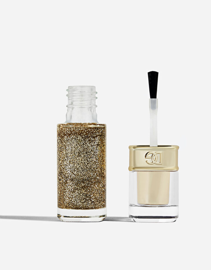 Dolce & Gabbana Nailed It! 03 Legend - Clear base with golden glitter MKUPNLS0000