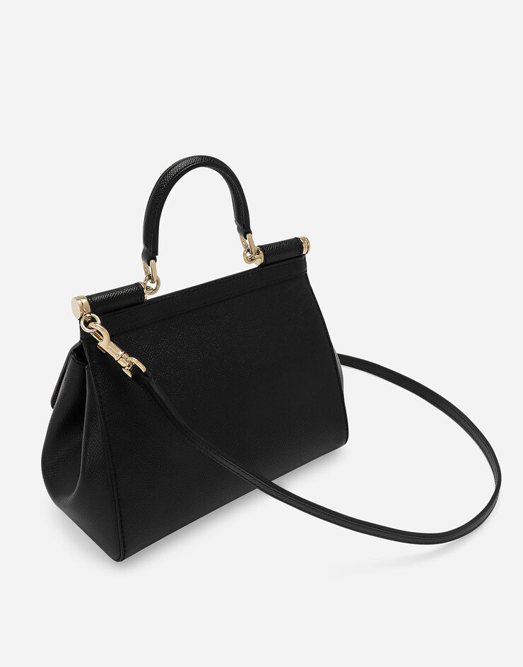 Dolce & Gabbana حقيبة يد Sicily متوسطة أسود BB6003A1001