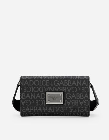 ${brand} Coated jacquard crossbody bag ${colorDescription} ${masterID}