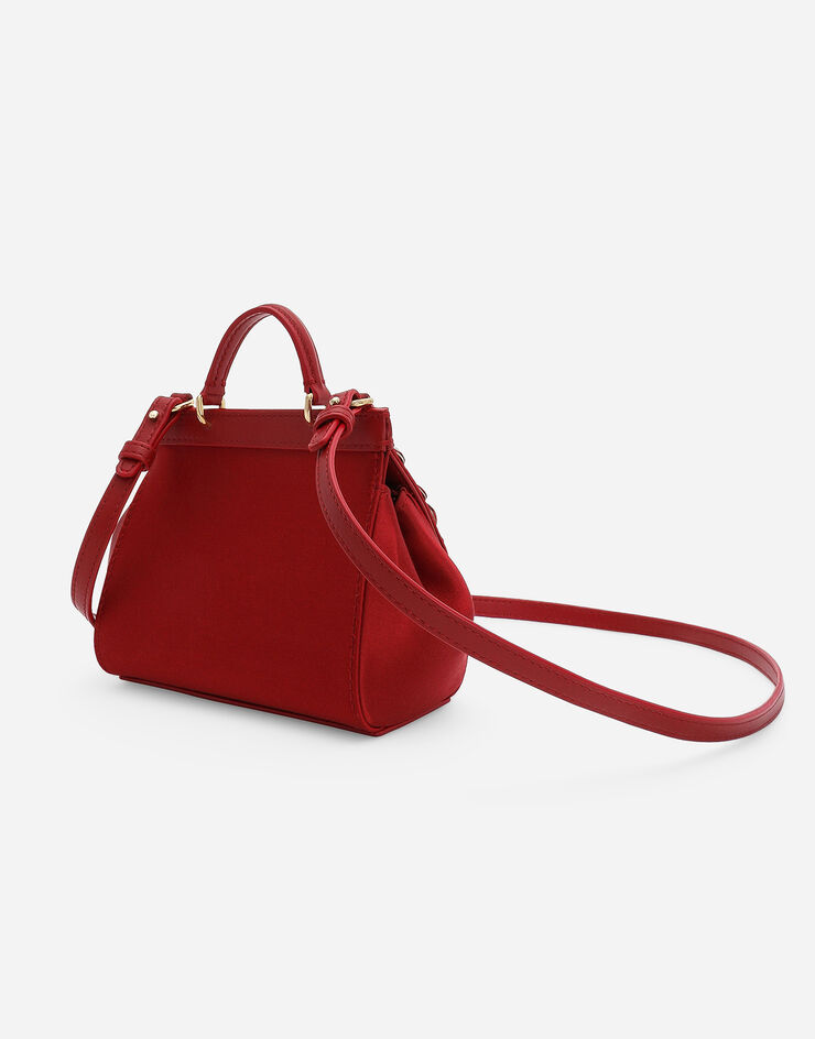 Dolce & Gabbana Satin mini Sicily handbag Red EB0003AB000