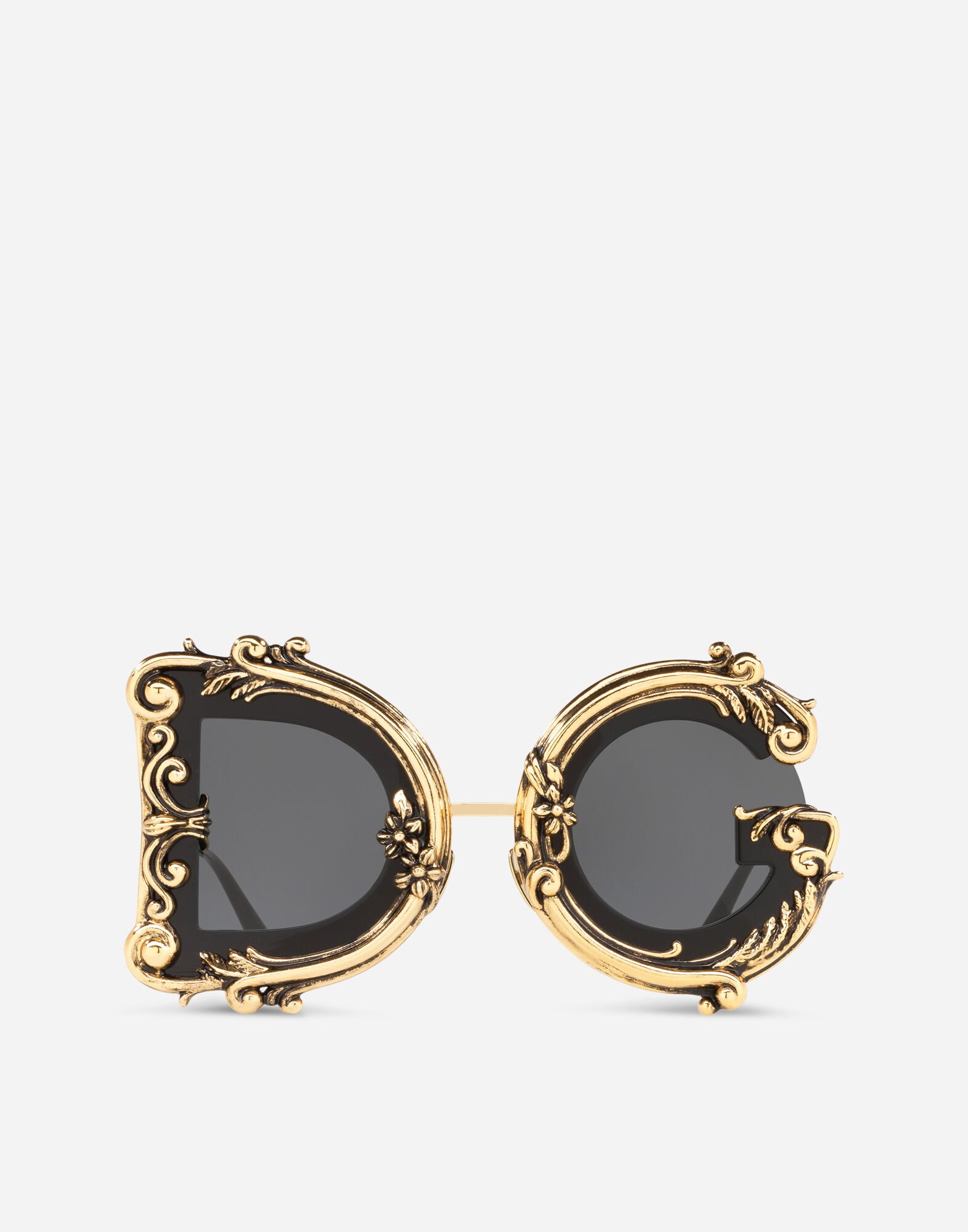 Dolce & Gabbana DG Baroque Sunglasses Black VG4439VP187