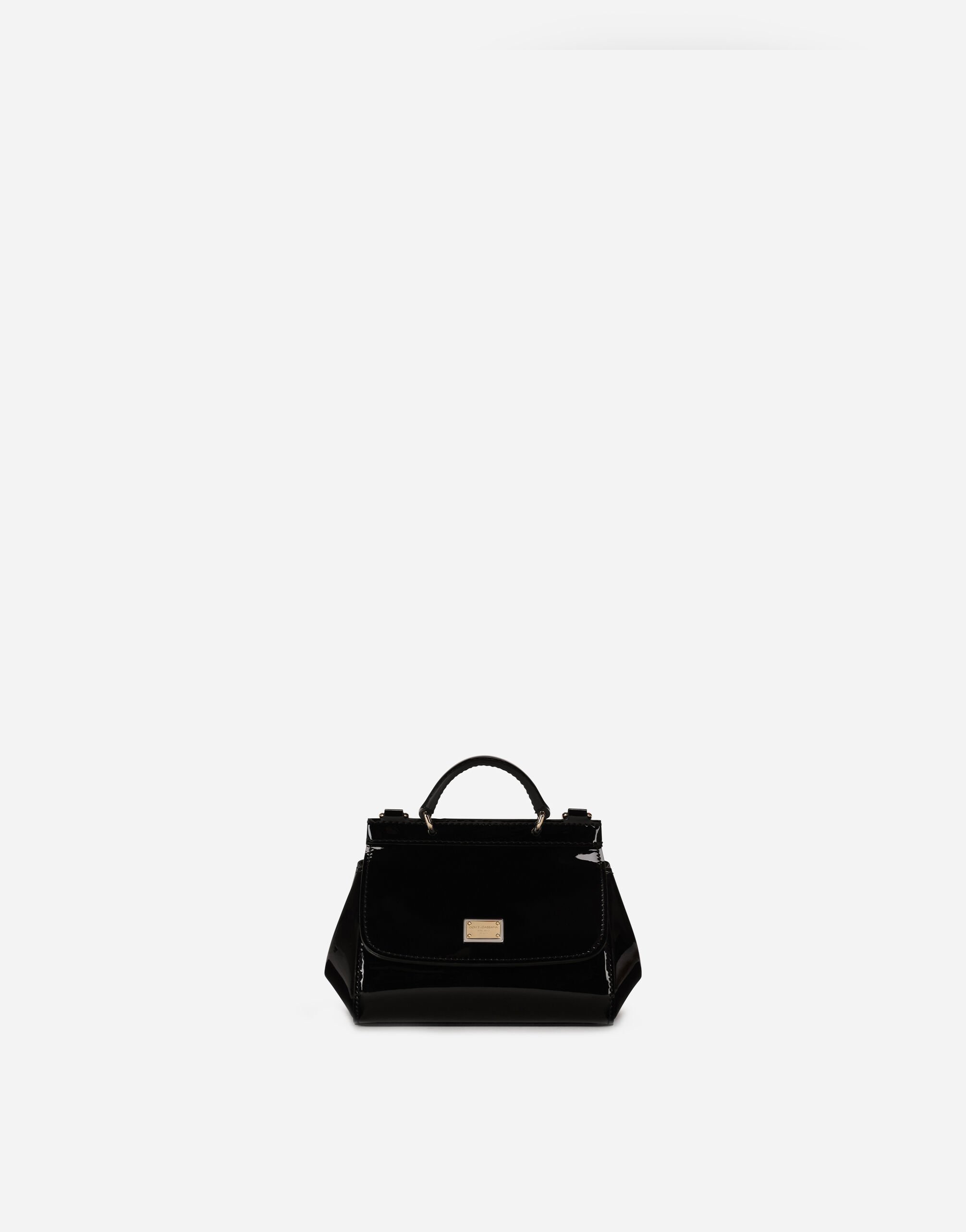 ${brand} Patent leather mini Sicily bag ${colorDescription} ${masterID}
