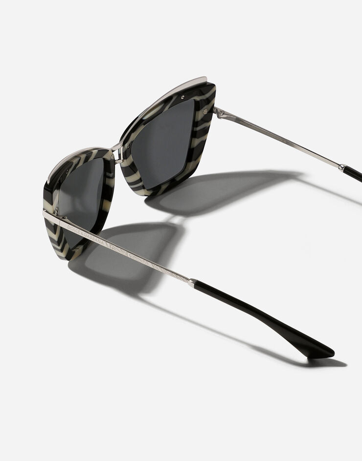 Dolce & Gabbana Lunettes de soleil Metal Print Noir VG4472VP287