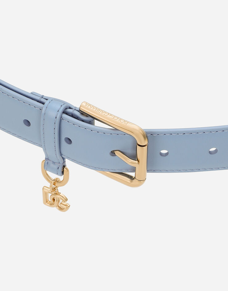 Dolce & Gabbana DG charm belt Light Blue BE1635AW576