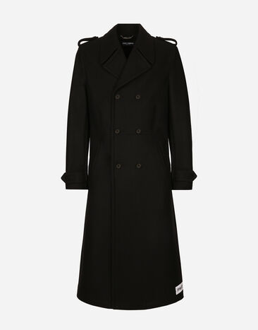 ${brand} Double-breasted wool-blend pea coat ${colorDescription} ${masterID}