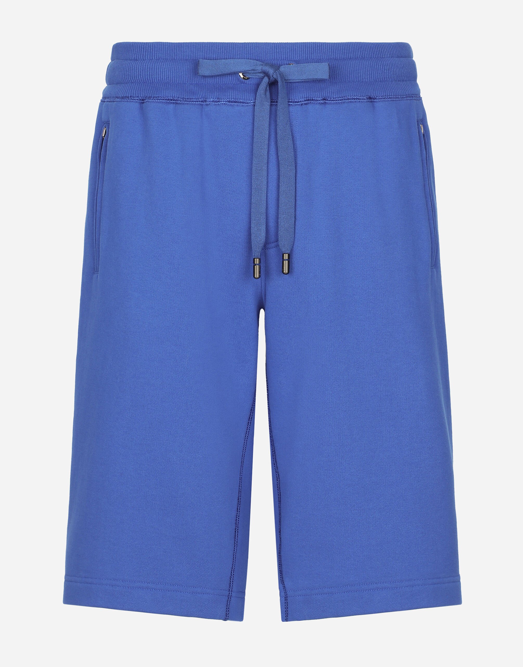 ${brand} Jogging-Bermudashorts aus Jersey mit Logoplakette ${colorDescription} ${masterID}