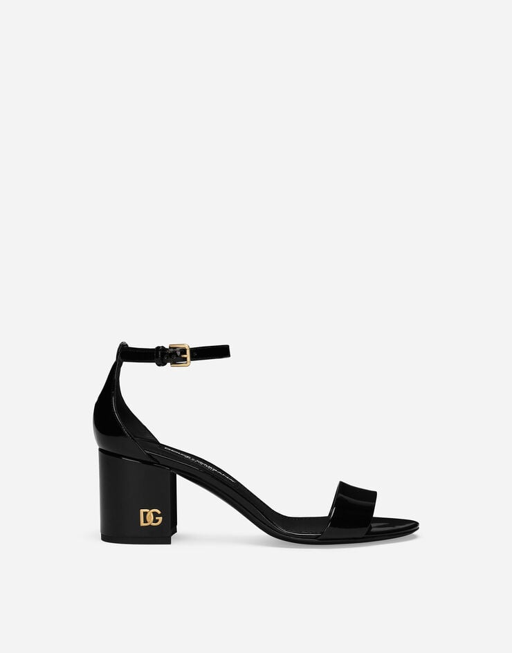 Dolce & Gabbana Patent leather sandals Black CR1693AN704