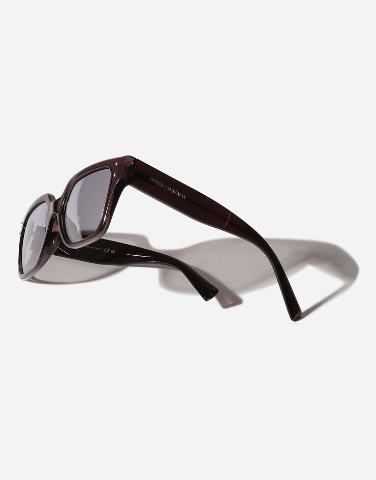 Dolce & Gabbana Солнцезащитные очки DG Sharped Фиолетовый, прозрачный VG447AVP5AK
