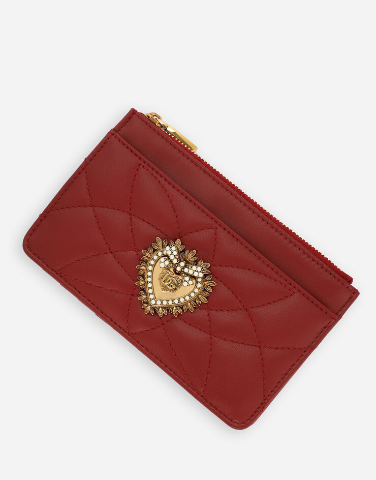 Dolce & Gabbana Medium Devotion card holder ROSSO BI1261AV967