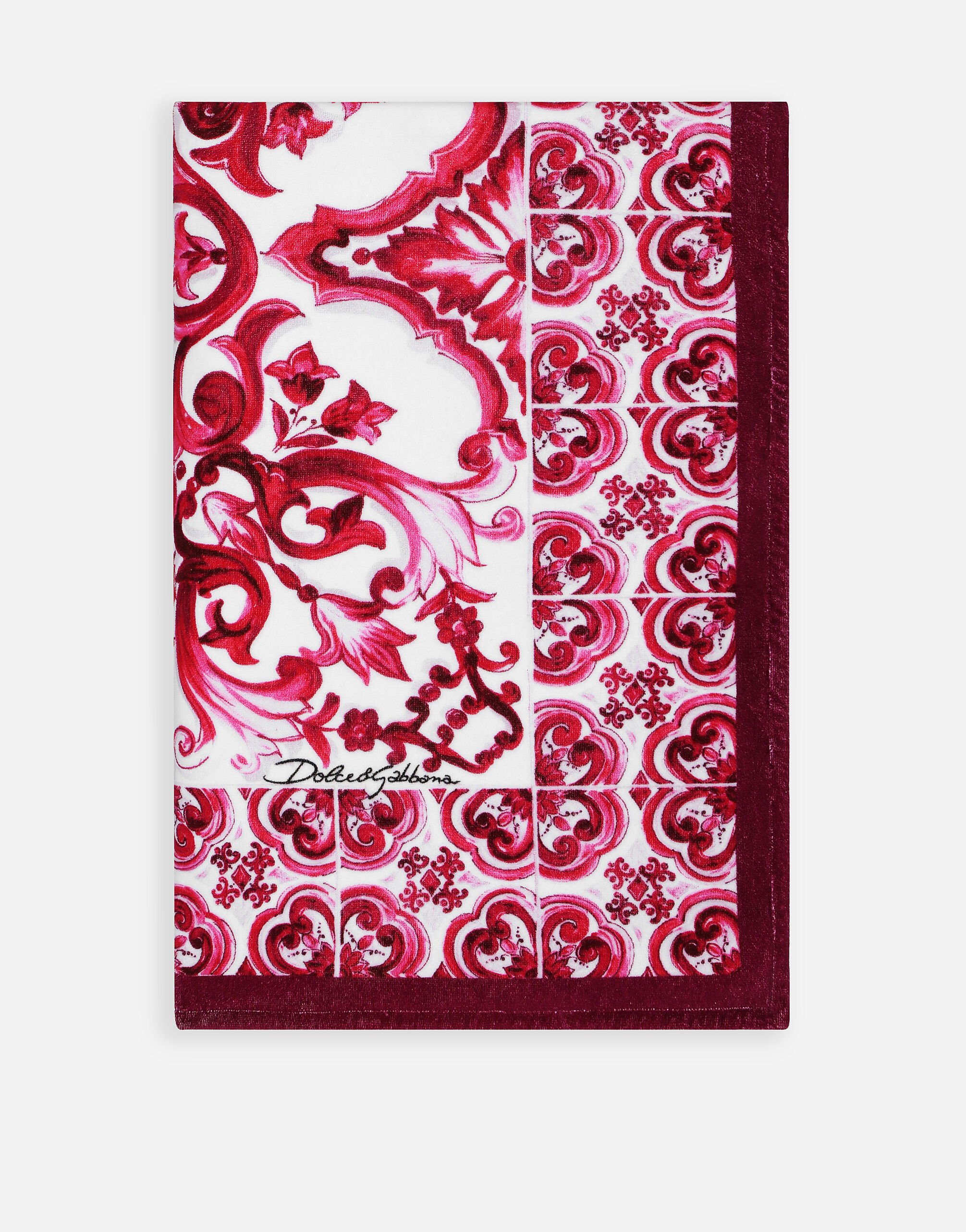 ${brand} Majolica print terrycloth beach towel (114 x 185) ${colorDescription} ${masterID}