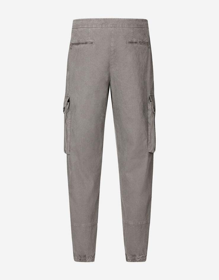 Dolce & Gabbana Cotton cargo pants Grey GVCYHTG8LH2